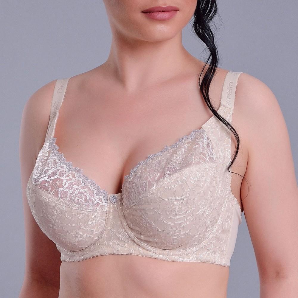 Бежевий бюстгальтер без поролона Diorella 34924 на чашку E Арт.1140112