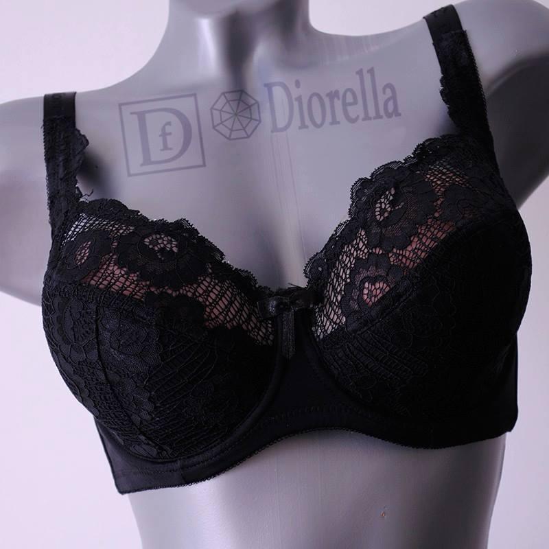 Чорний бюстгальтер Diorella 69201 на чашку D Арт.1140585