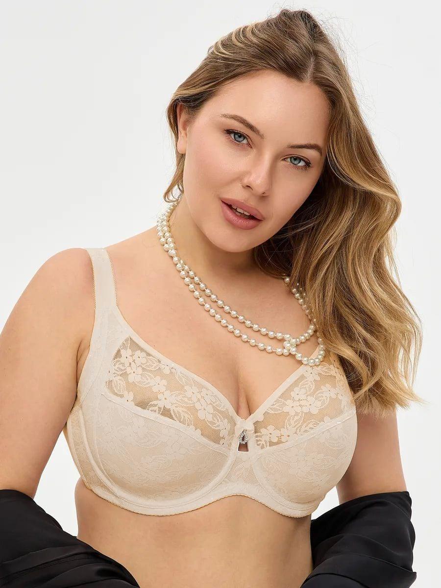 Бюстгальтер бежевого кольору Orietta Avec 9031 на чашку H арт.1111328
